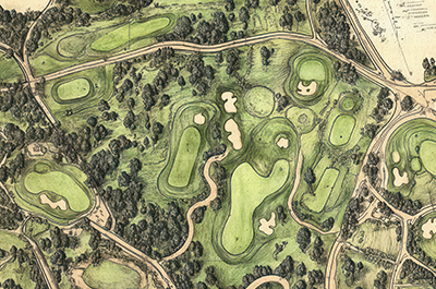 Detailed Golf Course Map