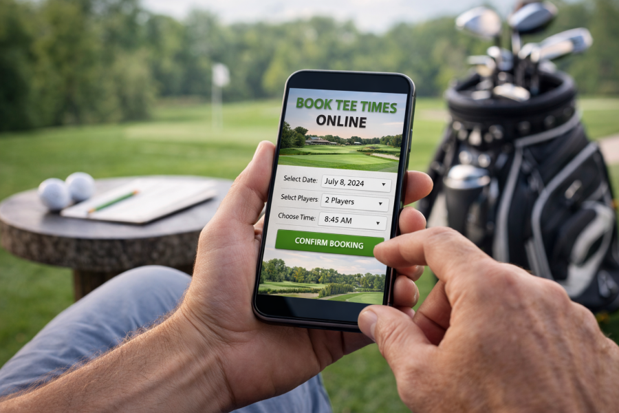 mobile tee time booking