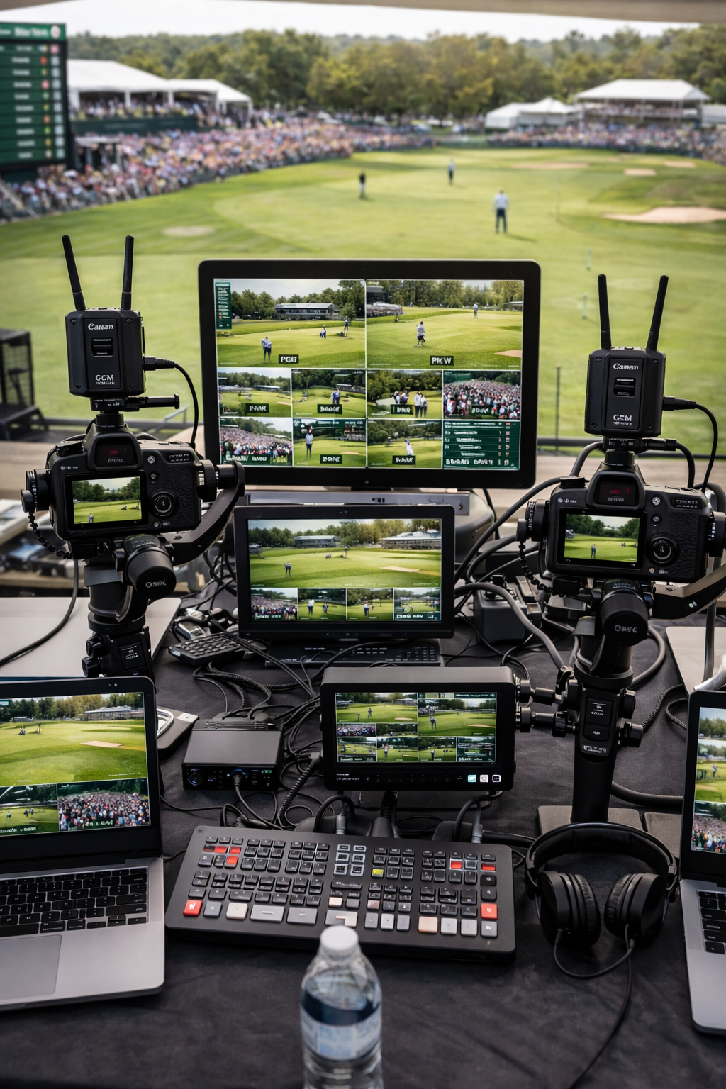 golf tournament video production equipment