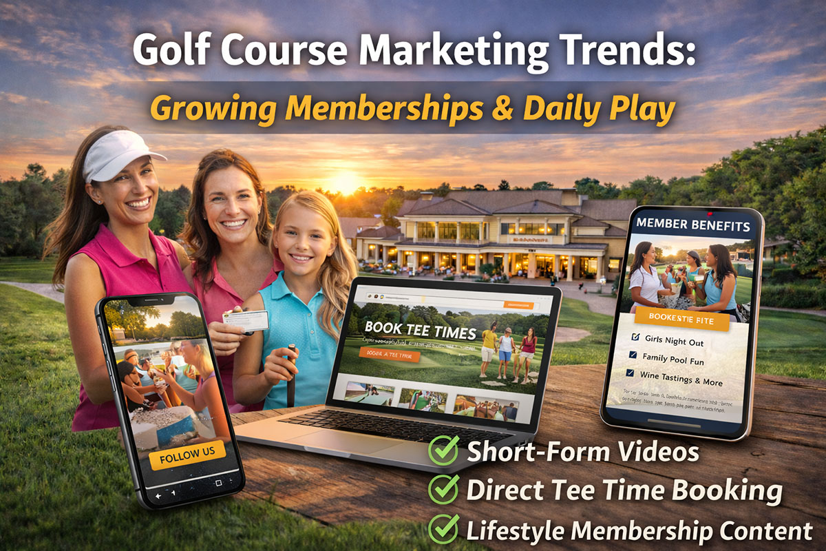 Featured image for “Golf Course Marketing Trends: How Leading Courses Use Social Media and Websites to Grow Memberships and Daily Play”