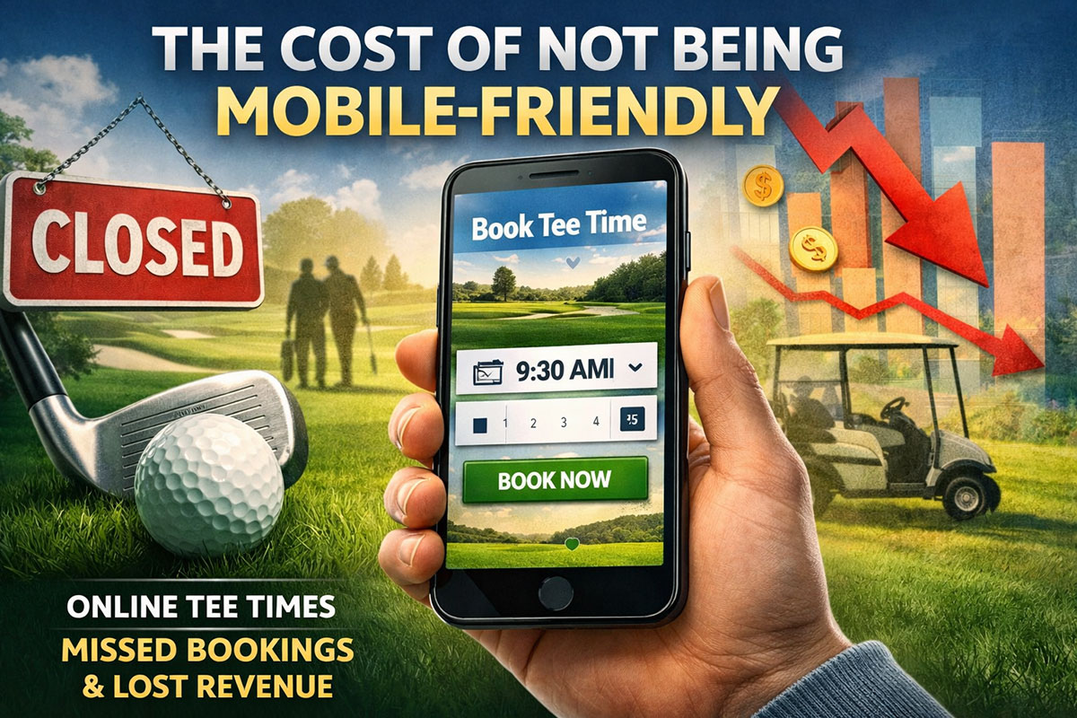 Featured image for “The Cost of Not Having a Mobile-Friendly Website with Online Tee Times for Your Local Golf Course”